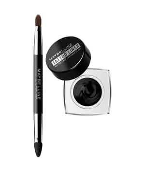 Maybelline Tattoo Liner Gel Pot + 2-in-1 Profi-Pinsel Eyeliner