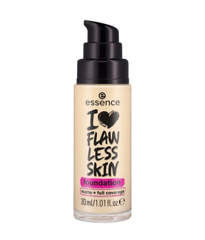 essence I LOVE FLAWLESS SKIN matt + full coverage Flüssige Foundation