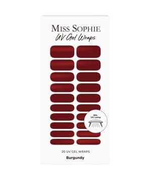 Miss Sophie UV Gel Wraps Burgundy Nagelfolie