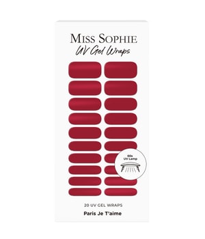 Miss Sophie UV Gel Wraps Paris Je T'aime Nagelfolie