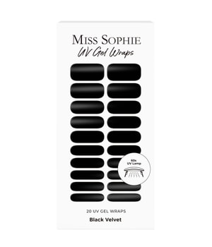 Miss Sophie UV Gel Wraps Black Velvet Nagelfolie