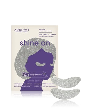 APRICOT shine on glitter augenpads mit hyaluron Augenpads