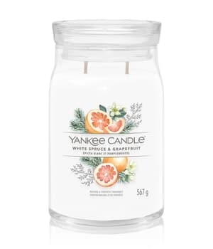 Yankee Candle White Spruce & Grapefruit Signature Jar Duftkerze