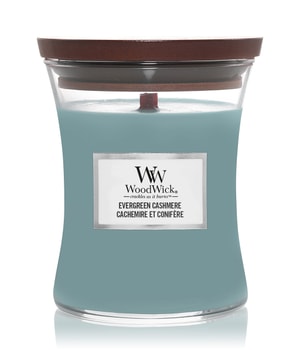 WoodWick Evergreen Cashmere Hourglass Duftkerze