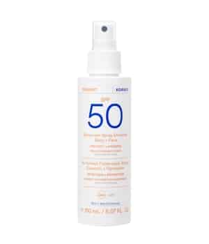 KORRES YOGHURT Sonnenspray-Emulsion für Gesicht und Körper SPF50 Sonnencreme