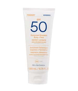 KORRES YOGHURT Sonnenschutz-Emulsion für Körper und Gesicht SPF50 Sonnencreme