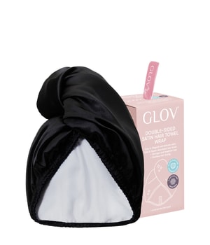 GLOV Hair Wrap Satin Black Handtuch