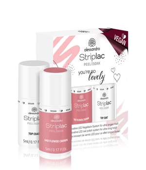 Alessandro Striplac Peel or Soak Lovely Vegan Nagellack-Set