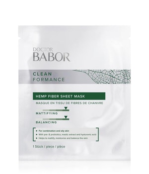 BABOR Doctor Babor CleanFormance Hemp Fiber Sheet Mask Gesichtsmaske