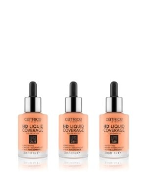 CATRICE HD Liquid Coverage 3er Set Flüssige Foundation