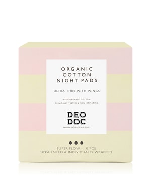 DeoDoc Organic cotton Night pad Tampon