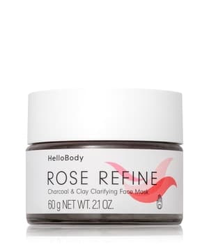 HelloBody ROSE REFINE Charcoal & Clay Clarifying Face Mask Gesichtsmaske