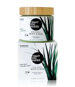 I WANT YOU NAKED NEW ENERGY BODY SCRUB Zitronengras & Aloe Vera Körperpeeling