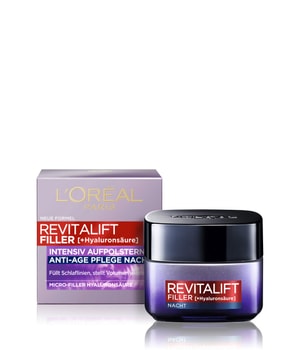 L'Oréal Paris Revitalift Filler [+Hyaluronsäure] Intensiv Aufpolsternde Anti-Age Nachtcreme