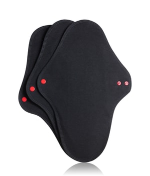 Lunette Reusable Pad maxi - schwarz Periodenunterwäsche