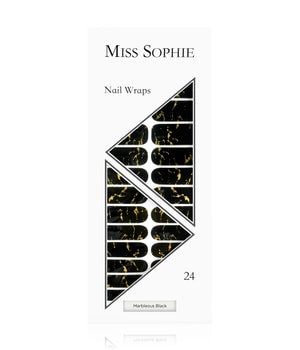 Miss Sophie Marbleous Black Nagelfolie