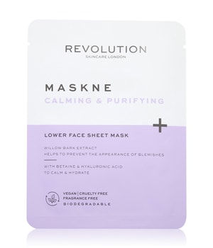 REVOLUTION SKINCARE Maskcare Maskne Calming & Purifying Lower Face Sheet Mask Tuchmaske