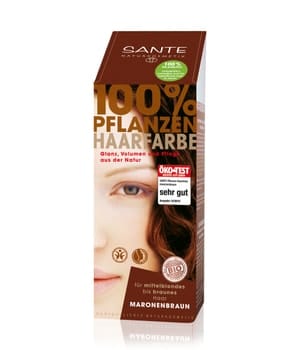 Sante Pflanzen Pulver Maronenbraun Haarfarbe