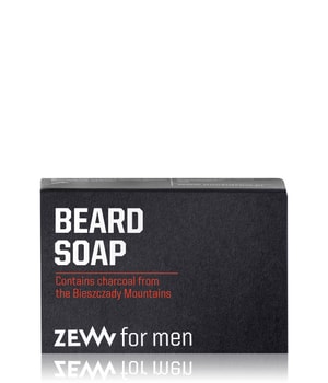 ZEW for Men Beard Soap with charcoal Bartshampoo