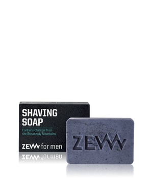 ZEW for Men Shaving Soap with charcoal Rasierseife